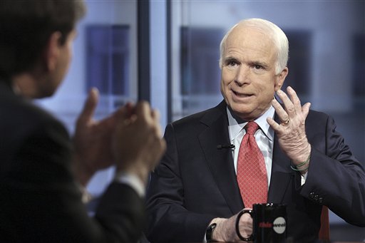 McCain 'Can't Promise' to Support Palin for Prez
