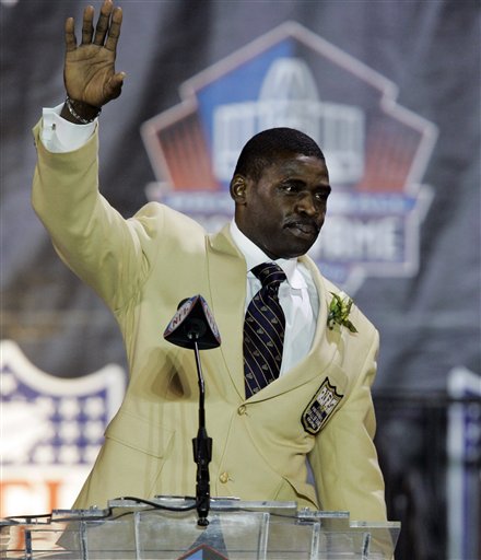 Irvin Emotional at Canton Induction