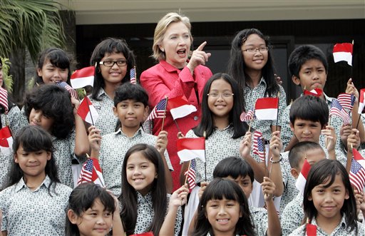 Clinton in Jakarta, Eye on Muslim World