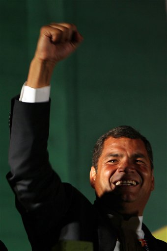Ecuador's Lefty President Nabs Landslide Win