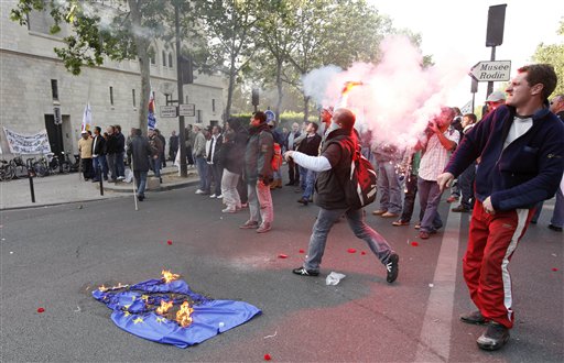 France Steels for Raucous May Day