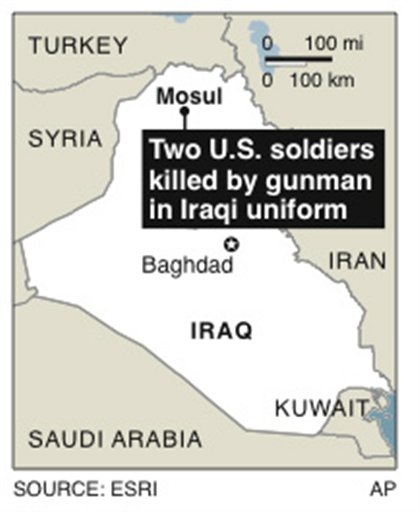 Man in Iraqi Uniform Kills 2 US Soldiers