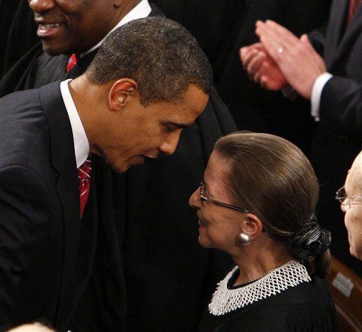 Ginsburg Wants Another Woman at High Court