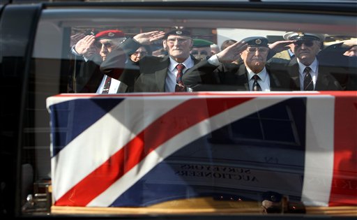 British Town Honors War Dead With Silent Farewells