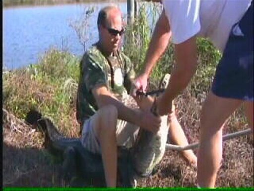 Floridians Gang Up on New Neighbor: 8-Foot Gator