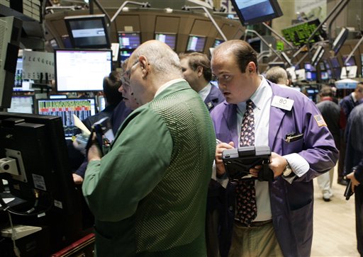 Stocks Fall on Financial Pessimism