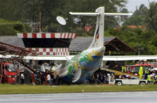 Pilot Killed as Plane Skids Into Thai Control Tower