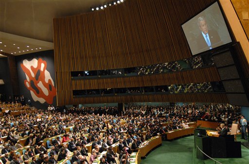 Bush Hooked On FON-iks at UN
