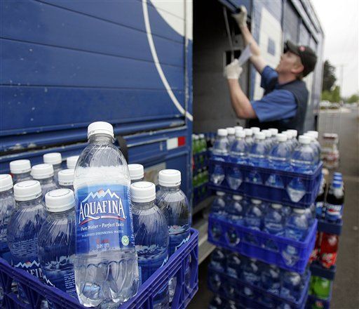 Bottled Water Sales Head Down the Drain