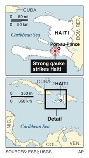 Major Quake, Aftershocks Rattle Haiti