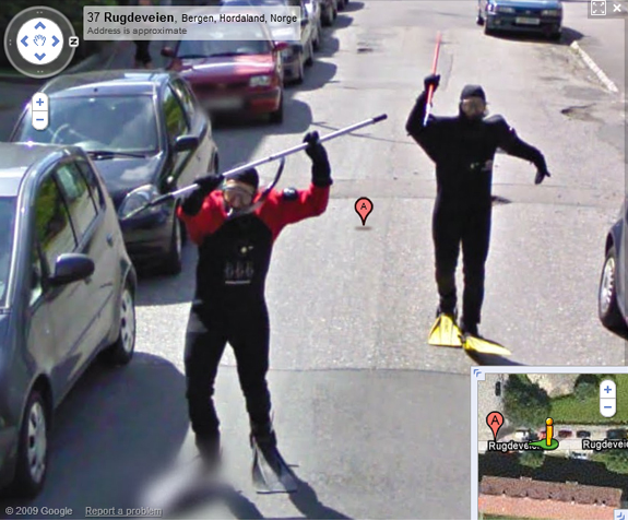 Google Street View Ambushed in Norway