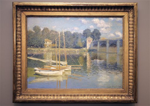 Vandals Punch Hole in Monet