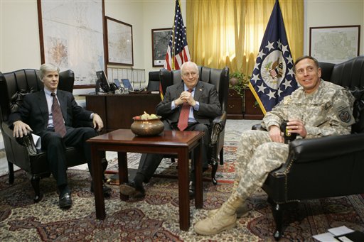 Cheney Drops In On Baghdad