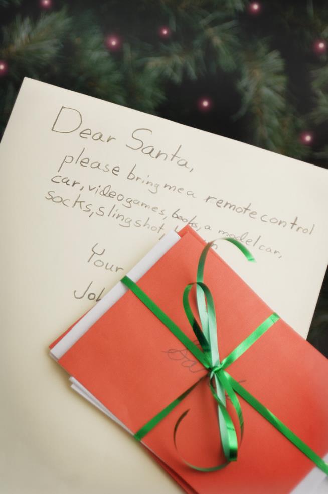 Volunteers Must Sign Santa Clause