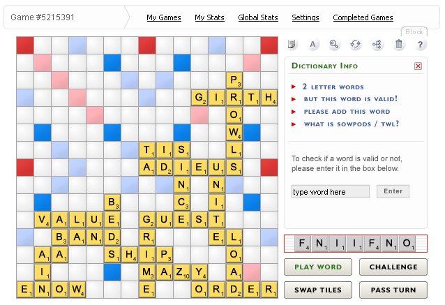Scrabble Players Flock to Facebook