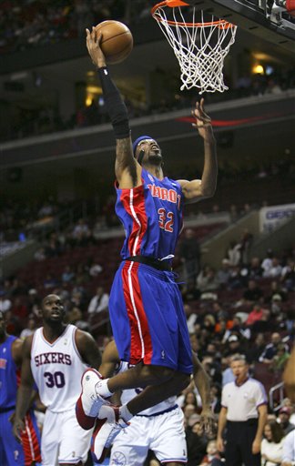 Pistons Put Brakes on Skid in Philly 86-78