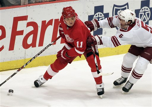 Red Wings Come Back to Beat Coyotes