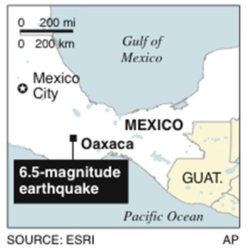 6.5 Quake Hits Mexico