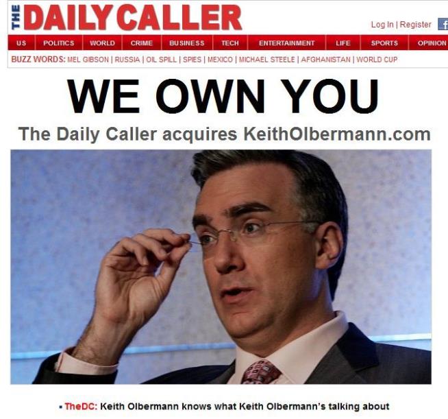 Conservative Site 'Buys' Olbermann