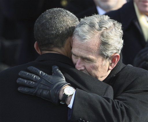 George W. Bush Pulls Even With Obama in Poll