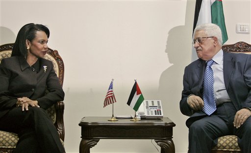 Abbas Rebuffs Rice on Talks