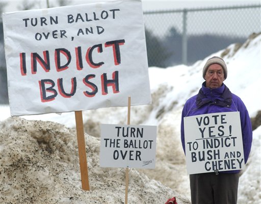 Vt. Towns Vote to Indict Bush, Cheney