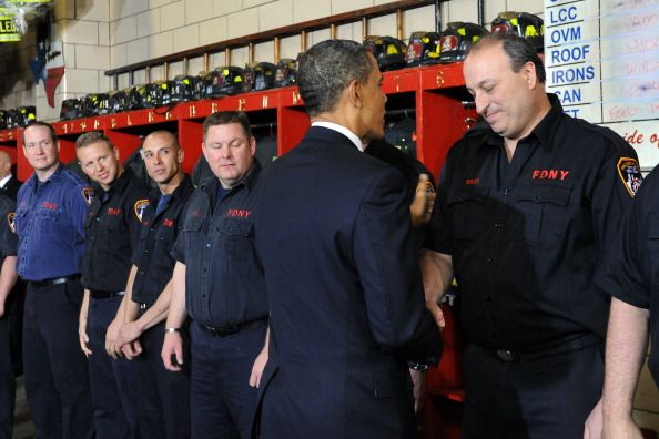 President Obama Visits Ground Zero, New York City