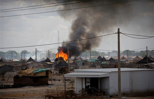 Looters Burn Sudan Border Town of Abyei
