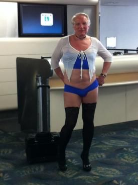 Airline OKs Flier in Women's Underwear