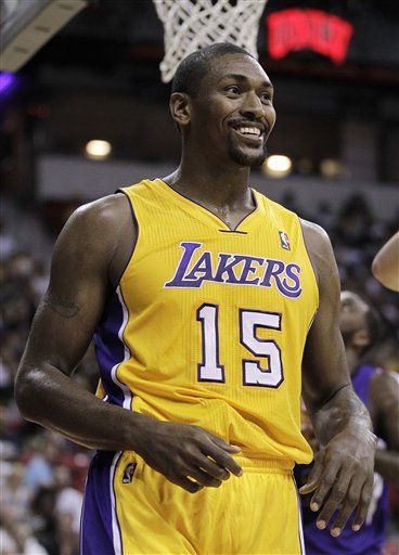 Lakers' Ron Artest to Change Name to 'Metta World Peace'