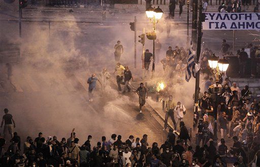 Greece Austerity Measures: Riots Erupt as Vote Nears