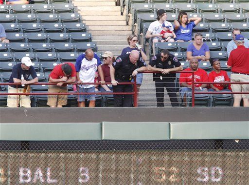 Fan Falls to Death at Rangers Game