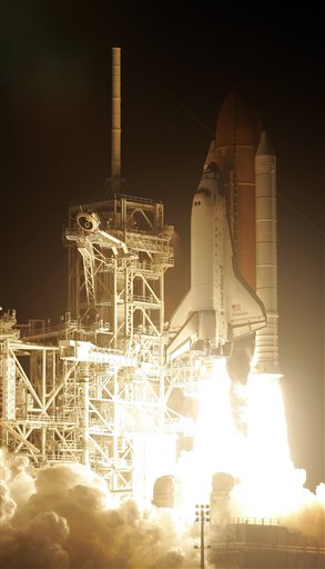 Endeavour Blasts Into Space