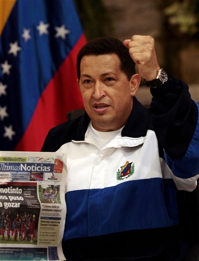 Venezuelan President Hugo Chavez Tweets During Cancer Recovery