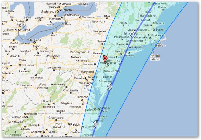 Hurricane Irene Google Map: Track Its Path With Google's Help