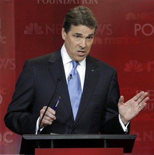Perry Touts His State's 'Ultimate Justice'