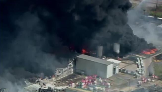 Vast Fire Breaks Out at Texas Chemical Plant