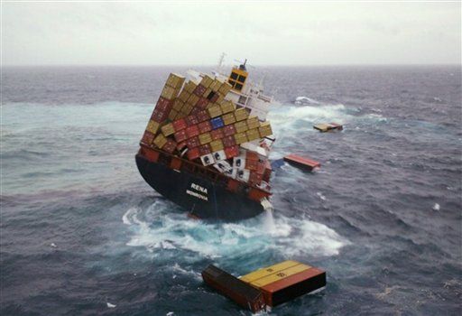 Crashed Cargo Ship's Captain Arrested