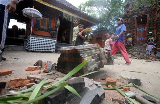 Dozens Injured in Bali Earthquake