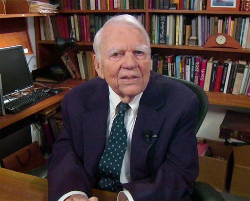 Former '60 Minutes' Host Andy Rooney Hospitalized in Serious Condition