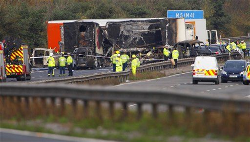 Massive Car Accident Leaves 7 Dead in England