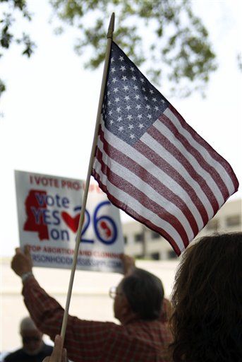 Mississippi Split on Personhood Vote