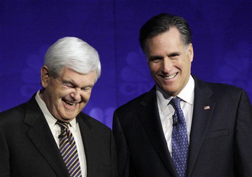 Newt Gingrich Calls Out Mitt Romney on Switching Positions