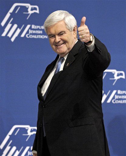 CNN/Time Poll: Newt Gingrich Leads in 3 of 4 Early States