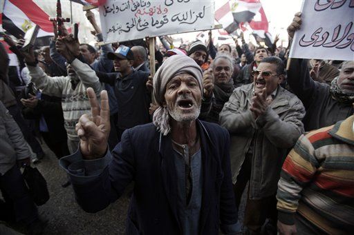 Thousands Mark Egypt Revolution's Anniversary