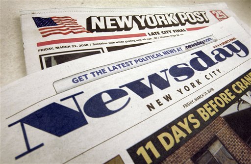 Newsday Sale Another Bad Sign in Teetering Industry