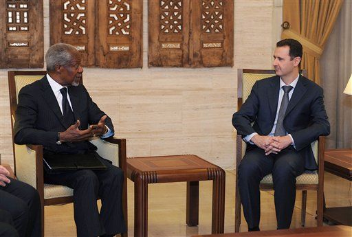 Syria's Assad Rebuffs Peace Effort by Annan