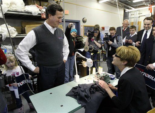 Santorum Boosting Sweater Vest Biz