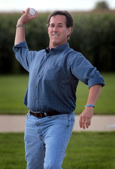 Santorum Wants You to Know He's a Super Athlete