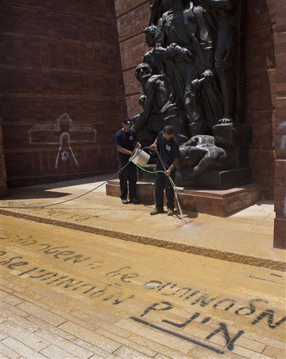 3 Jews Busted in Vandalism at Holocaust Memorial